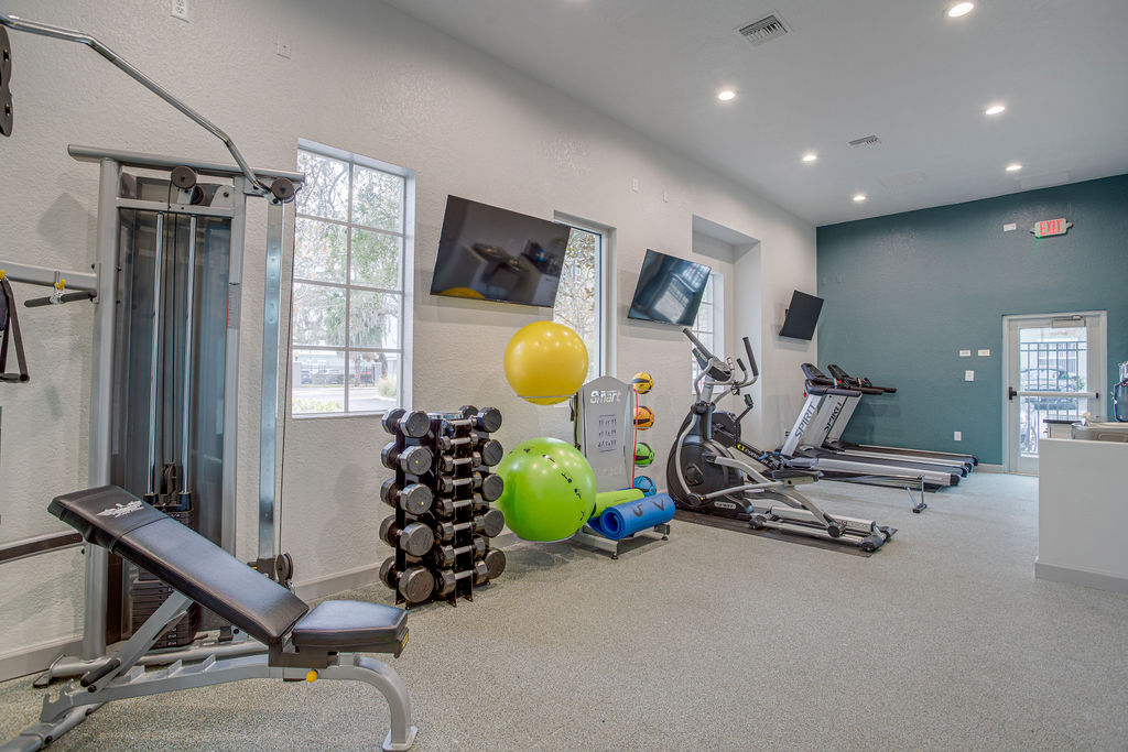 best usf off-campus housing fitness center with free weights and equipment